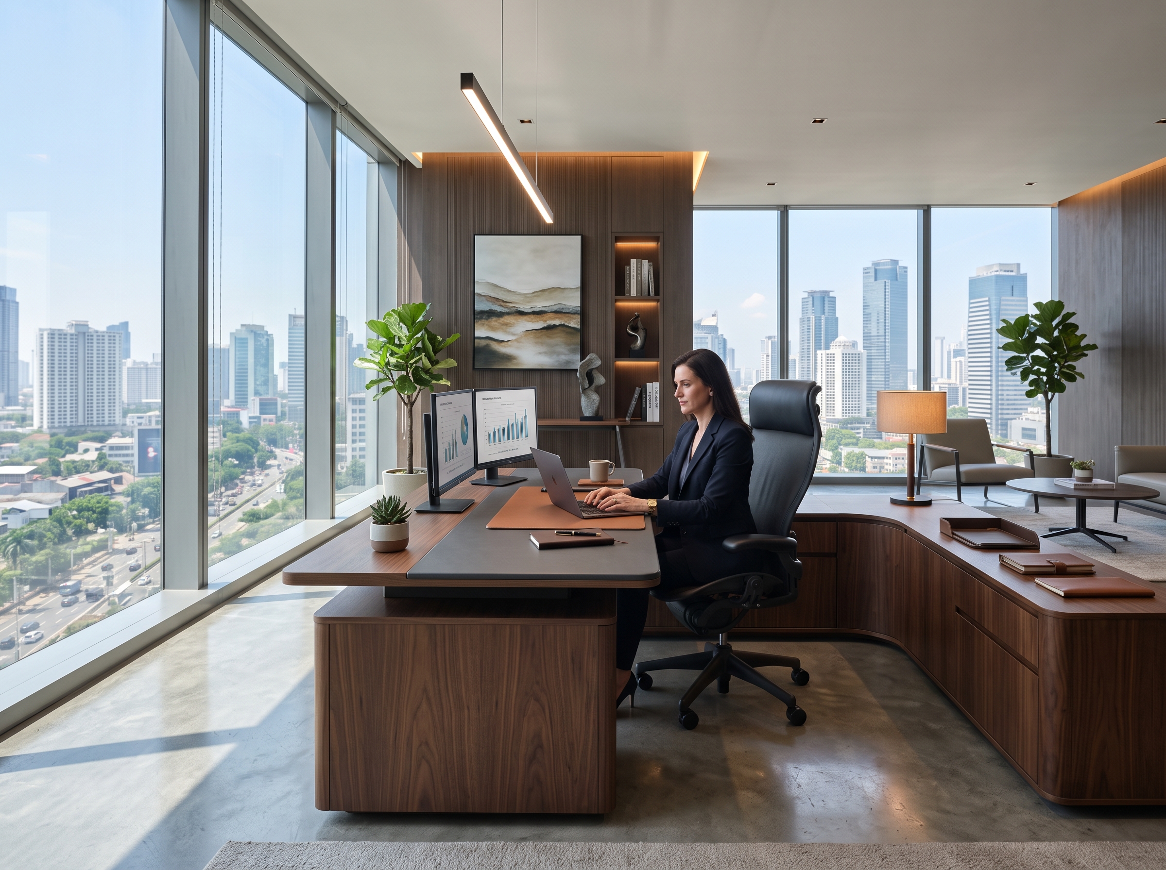Inspirasi Desain Ruang Direktur Mewah Minimalis